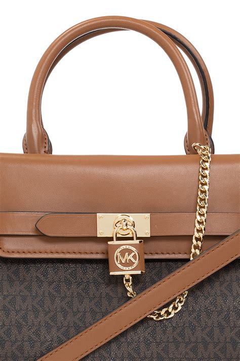 michael kors hamilton royal blue bag|Michael Kors Hamilton bag measurements.